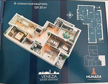 2026: 4 комнаты, 129 м², Элитка, 5 этаж, ПСО (под самоотделку) — 3