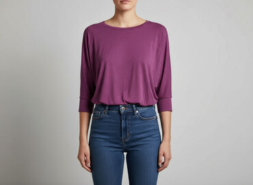 bluzki nietoperz oversize: Bluzka damska, rozmiar S