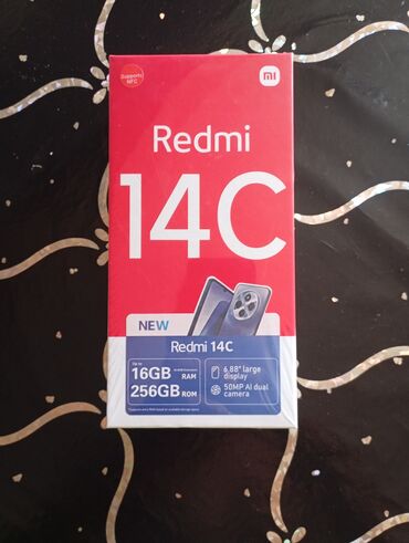 kanp: Redmi 14C, 256 GB, rəng - Qara