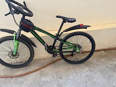 saft mtb: Dağ velosipedi – 24” təkərli, ön amortizatorlu, disk zavodskoy 24 lik — 1