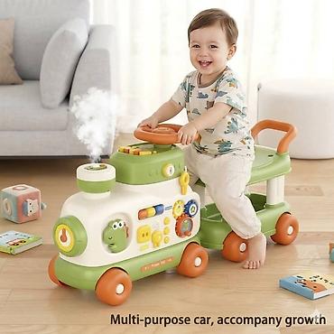 Guralice za bebe: Novo Guralica vozić Svetlosni i zvučni efekti Para na lokomotivi i — 1