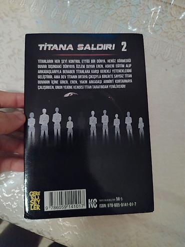 manga kitab: Məhsul: Titana Saldırı (Attack on Titan) – 2-ci cild Müəllif: Hajime — 2