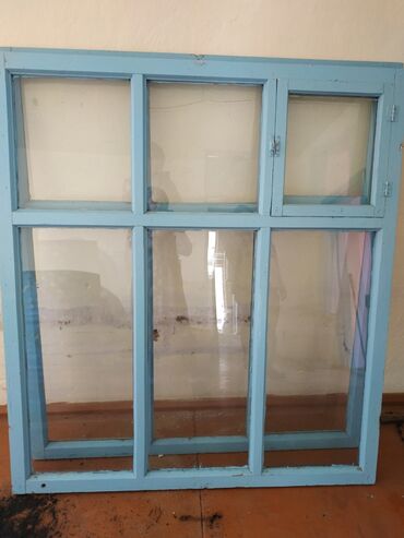 деревянные окны: Продаю деревянные окна б/у 5 шт каждые по 1200 сом