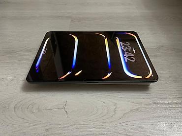 mini ipad: Apple iPad Pro 13 inch m4 256gb yaddaş – Space Black rəng pil 97% — 3