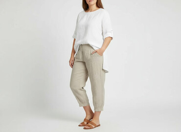 sukienki na wesele dla puszystych zalando: Zizzi, Spodnie 3/4 damskie, rozmiar 3XL