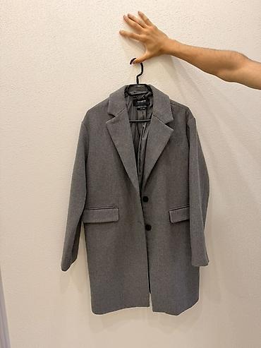 Palto, PULL&BEAR, rəng - Boz