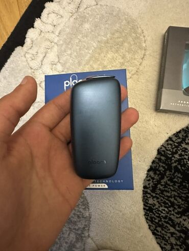 Qəlyan, vayp və aksesuarları: Səliqəli şəkildə qorunmuş, tünd mavi rəngli Ploom X Advanced satılır — 3