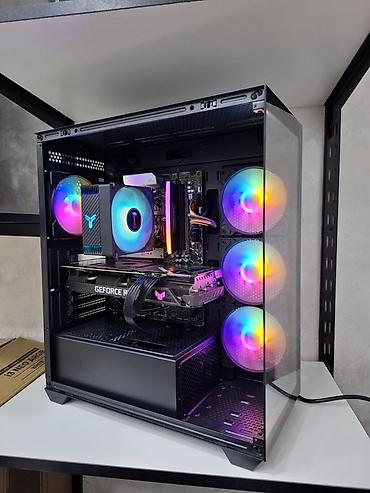 Masaüstü kompüterlər və iş stansiyaları: Case akvarium Plata Asus B650 ddr5 Cpu Ryzen 7 8700F Ram 16GB Corsair — 1