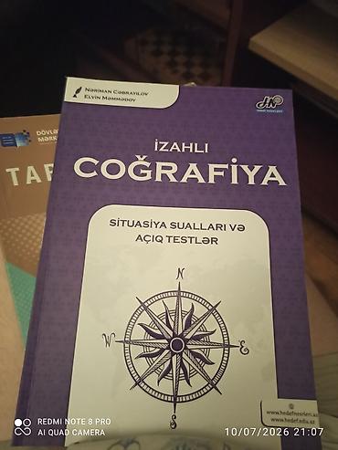 Спорт и хобби: Məhsul: “İzahlı Coğrafiya – Situasiya sualları və açıq testlər” kitabı — 1