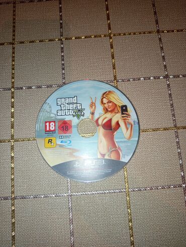 Grand Theft Auto V üçün nəzərdə tutulmuş bu videooyun diski PS3