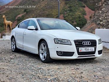daf 2008: Audi A5 Sportback, белый лифтбек Кузов: - 5‑дверный Sportback — 3