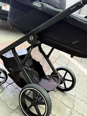 коляска sybex: Коляска, Cybex, цвет - Черный, Б/у, Самовывоз — 5