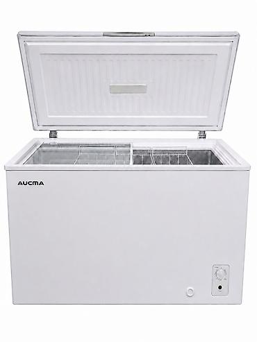 mini refrigerator: Морозильный ларь AUCMA BD-327KFW — горизонтальный морозильник объемом — 2