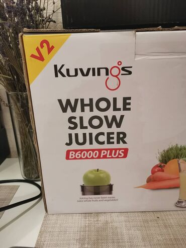 Ostala kuhinjska oprema: Sokovnik za sporo ceđenje KUVINGS odličan kao nov plaćen 500 e na lalafo.rs — 14 Ostala kuhinjska oprema: Sokovnik za sporo ceđenje KUVINGS odličan kao nov plaćen 500 e — 14