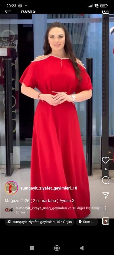 Ziyafət donları: Ziyafət donu – bordo rəngdə, uzun və uçuşqan şifon qatlı model. - — 3