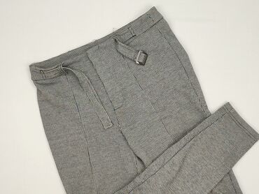 stradivarius woskowane spodnie z wysokim stanem: Stradivarius, Spodnie materiałowe damskie, rozmiar M