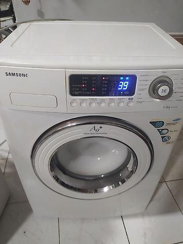 Məişət texnikası: Paltaryuyan maşın Samsung, 5 kq, İşlənmiş, Avtomat, Qurutma var, Kredit yoxdur, Pulsuz çatdırılma — 2