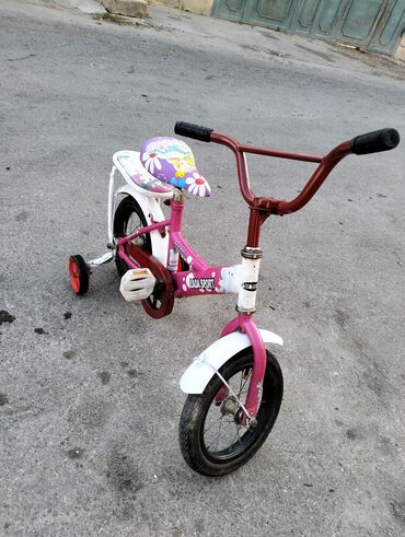 usaqlar ucun velosipedler: İşlənmiş Dörd təkərli Uşaq velosipedi Stels, 12", sürətlərin sayı: 1, Ödənişli çatdırılma