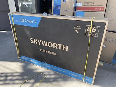 телевизоры 80 дюймов: Телевизор Skyworth 86" с Google TV - Диагональ: 86" - Платформа — 3