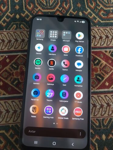 telf: Samsung Galaxy A22, 128 GB, rəng - Qara, Barmaq izi