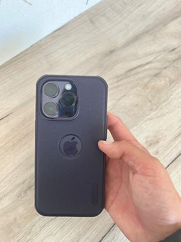 наушники для ноутбука: IPhone 14 Pro, Б/у, Deep Purple, Чехол — 2
