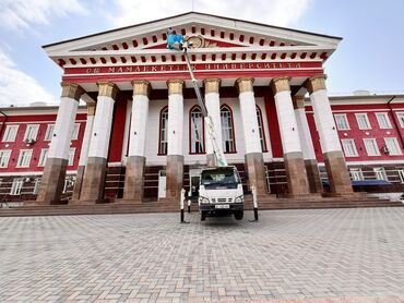 переводчик с кыргызского на русский с кыргызскими буквами: Услуги Автовышки Ош. Автовышка на шасси Isuzu ELF – это универсальное