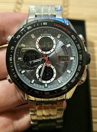 Qol saatları: Yeni, Qol saatı, NaviForce, rəng - Qara -da lalafo.az — 7 Qol saatları: Yeni, Qol saatı, NaviForce, rəng - Qara — 7