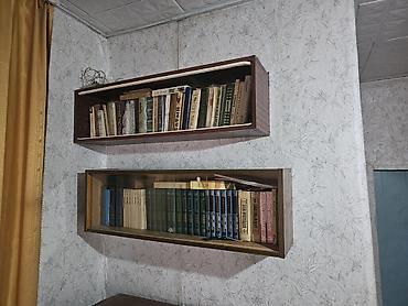 энциклопедия: 1) Тумба прикроватная 2) Подвесные книжные полки (2 шт.) - Корпус из — 2