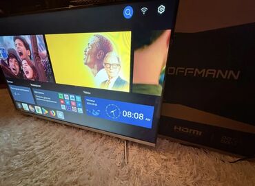Yeni Televizor Hoffmann Led 43" FHD (1920x1080), Ünvandan götürmə, Ödənişli çatdırılma
