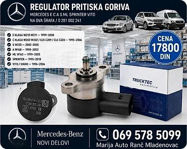 Delovi motora: REGULATOR PRITISKA GORIVA MERCEDES E C A S ML SPRINTER VITO | — 1