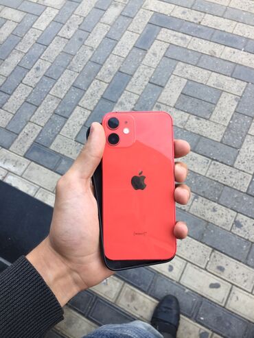 irşad iphone 12: IPhone 12 mini, 64 GB, Qırmızı, Simsiz şarj