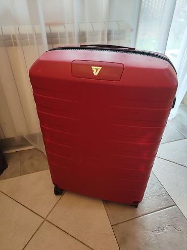 lil hybrid ez crveno svjetlo: Roncato kofer – dimenzije 80 × 52 × 25 cm - Tvrda školjka u crvenoj — 7