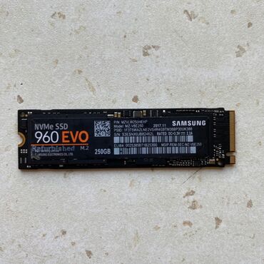 Мониторы: Внутренний Жёсткий диск (HDD) Samsung, 256 ГБ, Б/у