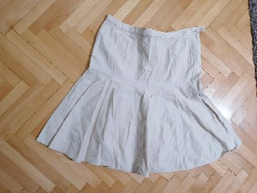 maksi suknje: 2XL (EU 44), Midi, color - White