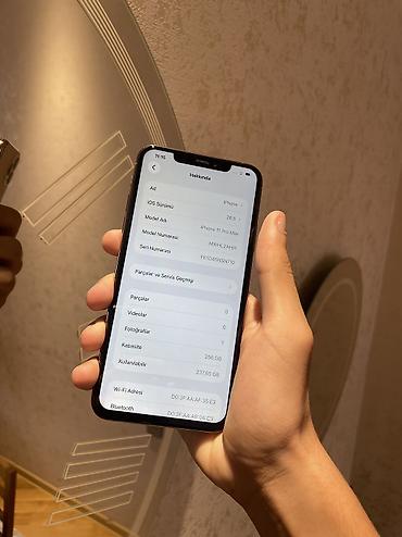 palm phone: IPhone 11 Pro Max, 256 GB, Qızılı, Face ID — 3