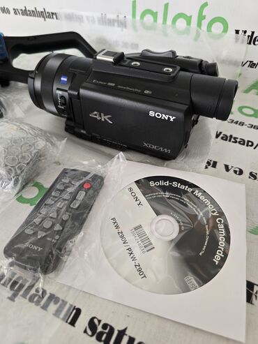 Videokameralar: Sony 4K XDCAM əl kamerası Təzə 0 məhsul. - Sensor: Exmor R CMOS - — 6