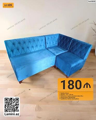 Диваны: Mətbəx divanı – L künc model - Ölçülər: 170 x 120 sm - Mexanizm — 1