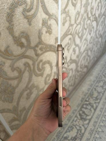 Уюлдук телефондор жана аксессуарлар: IPhone 16 Pro Max, Колдонулган, 256 ГБ, Алтын, Каптама, Куту, 85 % — 3
