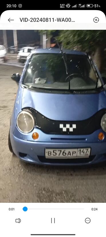 аренда машины под выкуп: Daewoo Matiz: 2008 г., 0.8 л, Механика, Бензин, Универсал