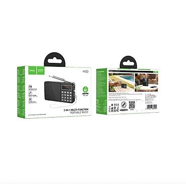 rush wave: Радиоприемник портативный Hoco HI50 Portable radio AM/FM USB/TF/BT5.3 — 6