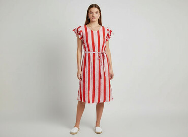 czerwone spódnice mini: Diverse, Women`s dress, size S