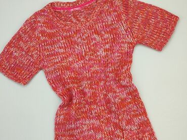czerwona sukienka z bufiastymi rękawami: Dress, Young Dimension, 13 years, 152-158 cm, condition - Good