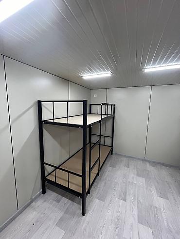 bunk bed: Двухъярусная детская кровать, Новый, Железо, цвет - Белый — 1