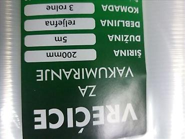 kese za rezanca: Folija Kese za vakumiranje - Vakum kese rolne Na prodaju veca — 1