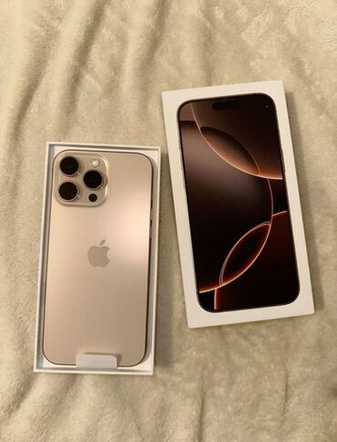 Apple iPhone: IPhone 16 Pro Max, Б/у, 256 ГБ, Desert Titanium, 92 %