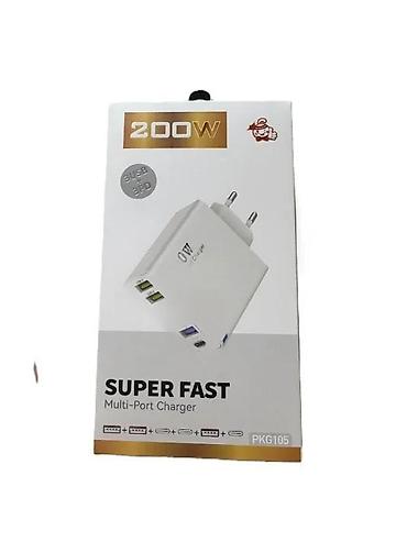 samsung: Super Punjač sa 6 portova snage 200W NOVO. Opis proizvoda: BOJA — 8