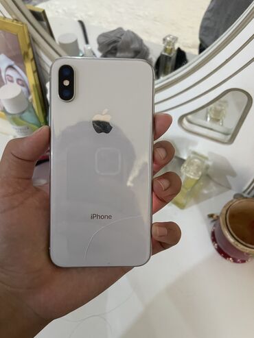 бу ноутбуки бишкек: IPhone Xs, Колдонулган, 64 ГБ, Ак, 100 %