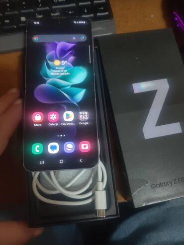 bela msjica ve l: Samsung Galaxy Z Flip 3 5G, 128 GB, color - Purple, Fingerprint, Face ID, Foldable