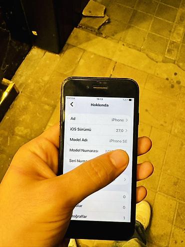 Mobil telefonlar: IPhone SE 2020, 64 GB, Qara, Barmaq izi — 6