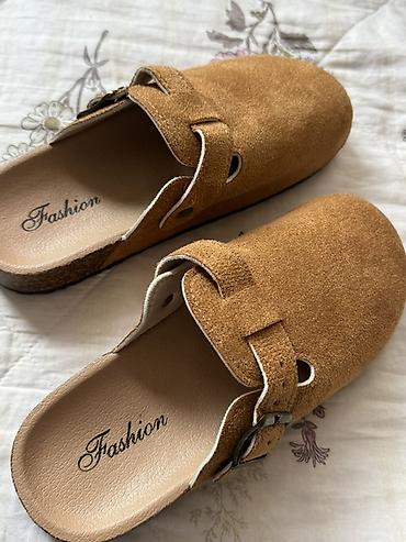 летние босоножки: Сабо, 36, 37, Fashion, Новый, цвет - Коричневый — 1